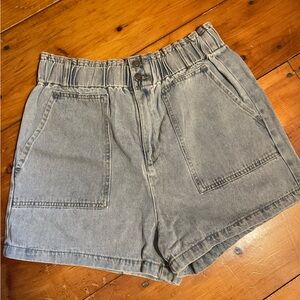 Light Denim Shorts. Size Large, High Waisted.